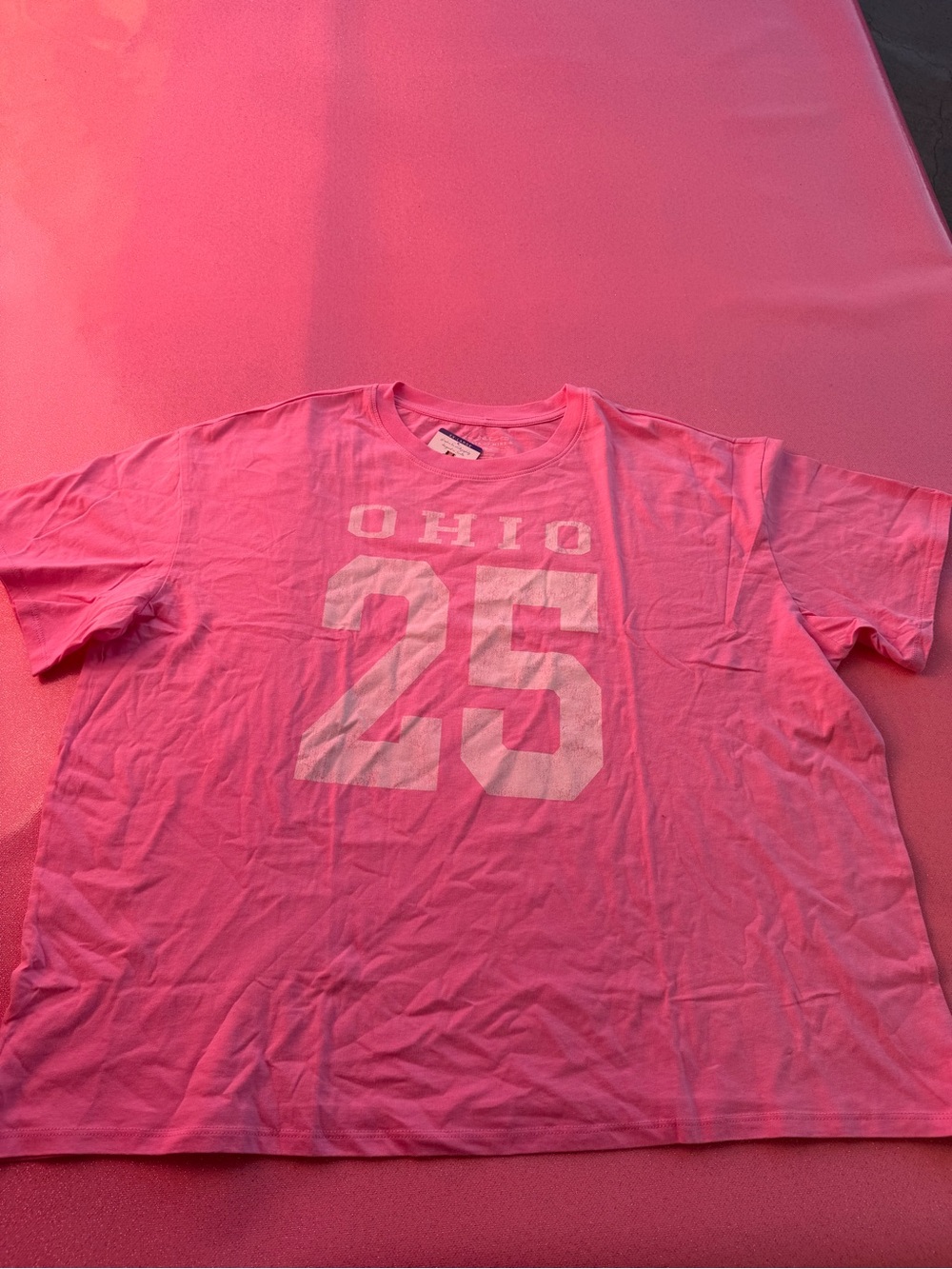 State of Mind Pink Ohio 25 Graphic Tee - Men